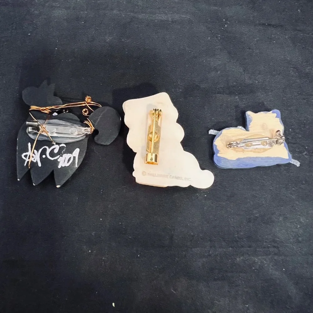 Lot of 3 Cat Pins (4756) - Picture 5 of 6